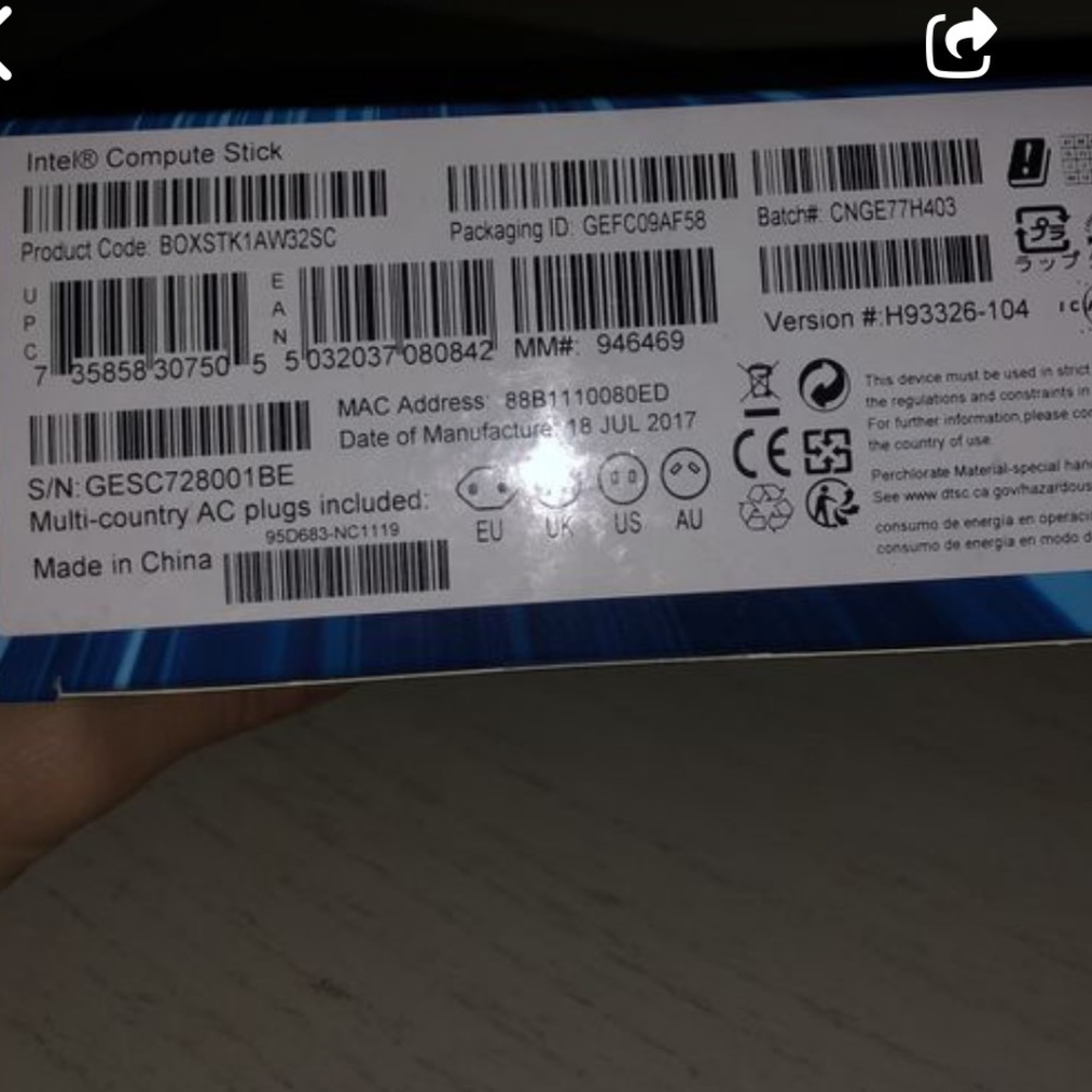 INTEL COMPUTE STICK - Picture 2 of 2